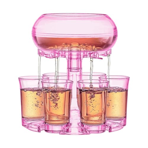 Juego de Fiesta, dispensador de Vasos de chupito de acrílico,Vertedor de Vino de de imitación | Separador de líquidos con tapón para cóctel para Vino, Cerveza