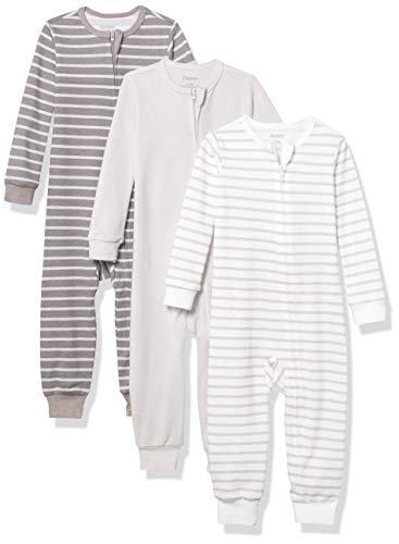 Image of Hanes Baby Zippin 3 Pack Sleep and Play Suits