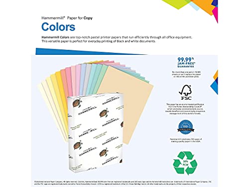 Image of Hammermill Colors Goldenrod, 20lb, 8.5x14, Legal, 500 Sheets /1 Ream, (103150R)