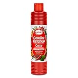 Hela Curry Gewürz- Ketchup scharf (1 x 800 ml Tube)