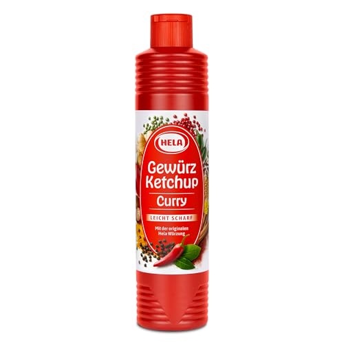German Hela Curry spiced hot Ketchup - (800 ml) | perfect with meat, sausages, fish, fries, pasta and rice German Hela Curry spiced hot Ketchup - (800 ml) | perfect with meat, sausages, fish, fries, pasta and rice