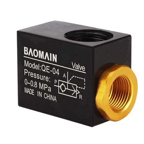 Image of Baomain Pneumatic One Way Quick Exhaust Valve QE-04 1 /2PT Inlet Port