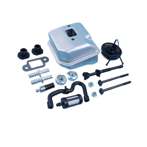 Silenciador de motosierra MS180 MS170 para reparar fugas de escape y falta de aceite 4