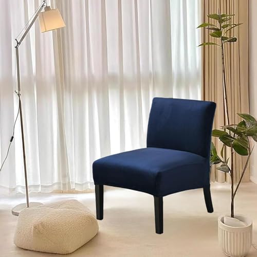 Funda de terciopelo para silla elegante y gruesa en color verde oscuro 5
