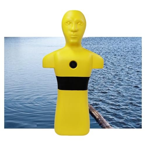 Dummy de entrenamiento para rescate acuático amarillo miniatura 1