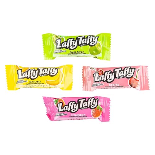 Laffy Taffy 028000993801 Assorted Candy Jar, 145 pieces