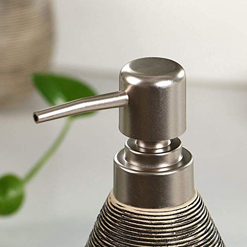 Set salle de bain moderne et pot brosse à dent dans un kit complet 4 pièces - 7
