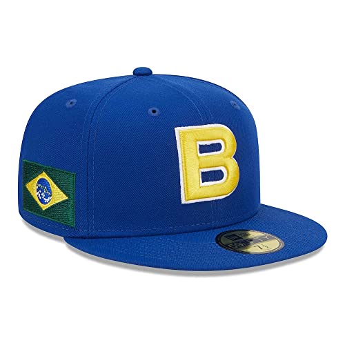 [�j���[�G��] Sz 7-1/2(��59.6cm) �L���b�v 59FIFTY WBC �u���W���A�M���a�� 2026 WORLD BASEBALL CLASSIC FITTED CAP BLUE BRAZIL 5950 ���[���h�V���[�Y�N���V�b�N �싅 �u��