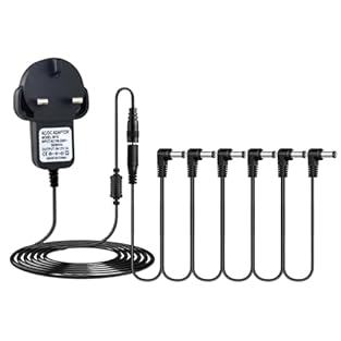 [Guitar Pedal Power Supply] Engineered to integrate seamlessly with top-tier guitar effect pedals from trusted manufacturers including for Boss, Digitech, Behringer, MXR, Ibanez, Zoom, EBS, Guyatone, BIYANG, JOYO, MOOER, Donner, Sonicake, and for TC ...