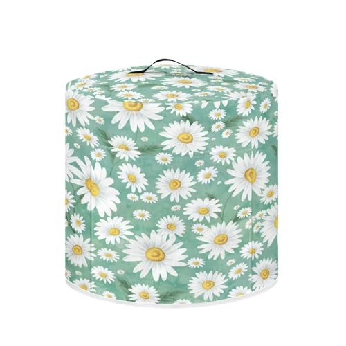Image of Cozeyat Dasiy Floral Pressure Cooker Air Fryer Cover,Round Pressure Cooker Dust Cover,Protective Cover with Pocket Kitchen Appliances for Electric Pressure Cooker Air Fryer Rice Cooker Steamer