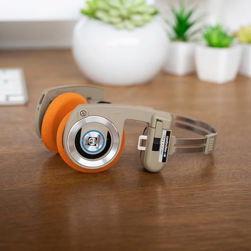 Koss Official Standard Sized Replacement Cushion Earpads for Porta Pro, KPH40 Utility and KSC75 Headphones, Orange - Thumbnail 2