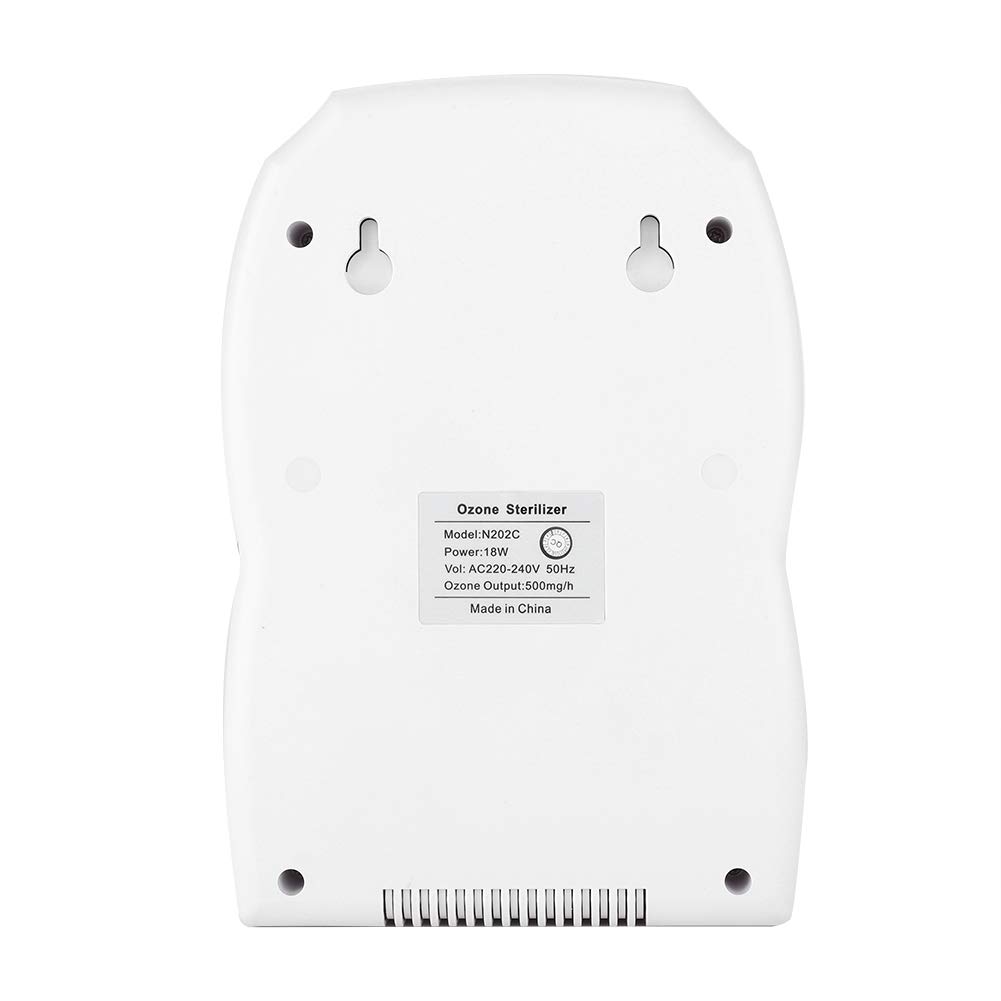 Générateur D' Purificateur D'air et D'eau, Stérilisateur pour Fruits et Légumes, Dissout les Impuretés, élimine les Pesticides, sans Produits Chimiques, 500 Mg/h, 18 W, avec (Prise UE 220V)