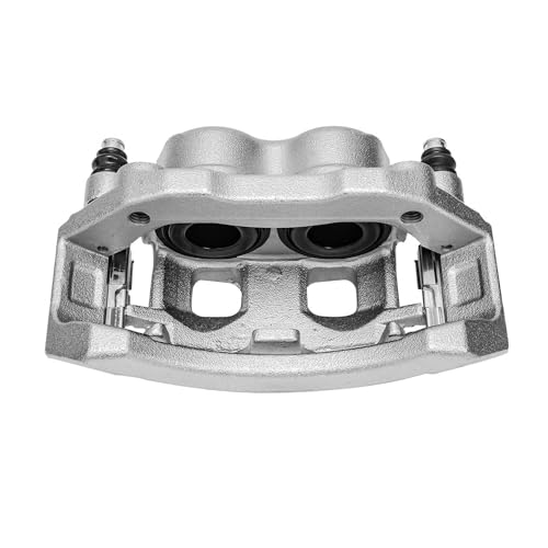 Image of Detroit Axle - Front Left Brake Caliper with Bracket Replacement for 2002 2003 2004 2005 Dodge Ram 1500
