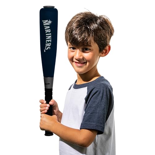Image of MLB Seattle Mariners Team Jumbo Foam Bat and Ball Set, 21-Inch, Blue