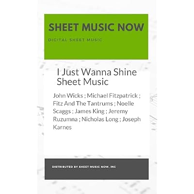 I Just Wanna Shine Sheet Music
