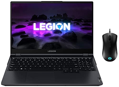 Image of Lenovo Legion5 AMD Ryzen7 5800H 15.6 inch FHD 300Nits Gaming Laptop(16GB /512 SSD /RTX 3050 4GB GDDR6 /Win11 /MS2021 /RGB Backlit /165Hz /2.4Kg),82JW00E2IN + Legion 8K DPI Mouse
