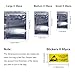 Antistatic ESD Shielding Bags with Labels, 60pcs 3 Sizes Mixed Ziplock Set for HDD, Hard Drives, and Other Electronic Devices (Ziplock mixed-60pc)