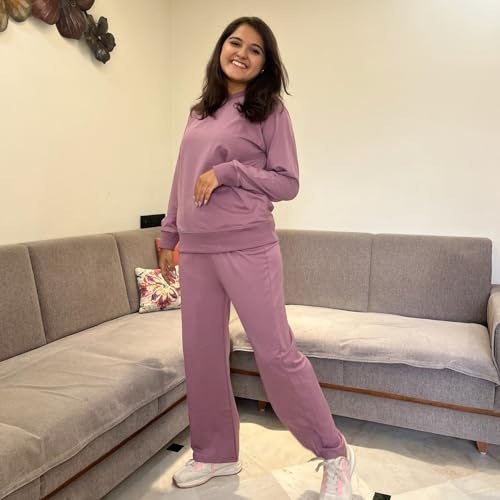 Image of Women's Co-Ord Set Relaxed Fit for Women | Two Piece Suit Top & Pant| Full Sleeve Cord Dress for Women | Casual Wear Co-ord Set for Women