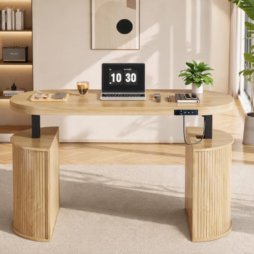 Image of Electric Standing Desk, Sit Stand Up Desk, Adjustable Height Executive Desk