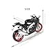 Risopen Motorrad Spielzeug für Kinder 1:12, Legierung Mini Motorcycle Modell Kompatibel für Aprilia RSVA RR1000 Motorrad Miniatur Nachbildung Geburtstag Geschenke für Motorradmodell Fans -Schwarz