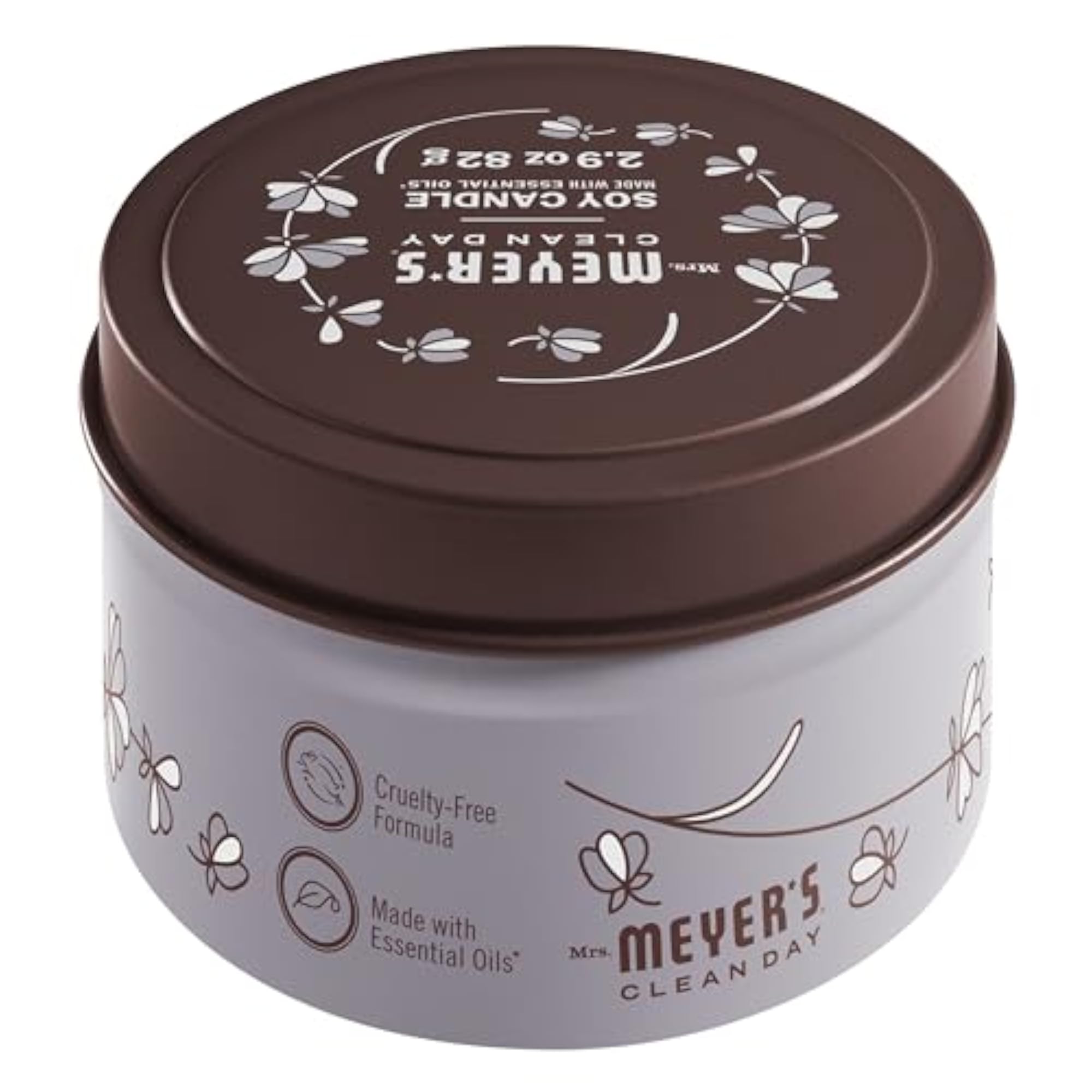 Meyer's Soy Tin Candle, Lavender Aroma