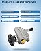 ECCPP Power Steering Pump fit for BMW 525i 2006-2007 for 525xi 2006-2007 for 528i 2008-2010 for 528i xDrive 2009-2010 for 530i 2006-2007 for 530xi 2006-2007 Replace 32414038768, 32415777321