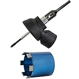 Anwendung: Speziell zum Bohren im DDR-Plattenbau geeignet. Dieser besonders tückische Material-Mix zwischen Beton und unterschiedlichen Zusätzen bewältigt der Dosensenker ohne Probleme. Des Weiteren geeignet für: hochverdichteter Kalksandstein, Beton leicht armiert, Klinker hart, Ziegel hart, Poroton-Vollziegel, Lochziegel, Mauerwerk hart