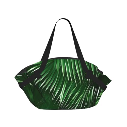 Sac de voyage pliable feuillage vert pour éviter les suppléments bagages