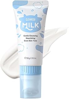 Limpiador facial de leche suave, lavado facia...