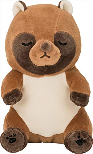 りぶはあと 座り抱き枕 プレミアムねむねむアニマルズ タヌキのぽんきち Sサイズ  ふわふわ もちもち 78215-31