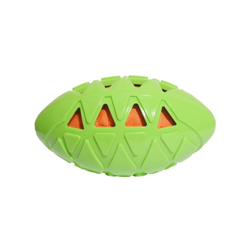 ROSEWOOD Pallone da Rugby Giocattolo per attività all' Esterno/Interno in Gomma Robusta per Cane Dimensioni Medio Lunghezza 12 cm