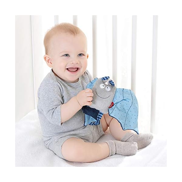 SIGIKID 41099 Schnuffeltuch Fledermaus Urban Mädchen und Jungen Babyspielzeug empfohlen ab Geburt blau – Bild 9