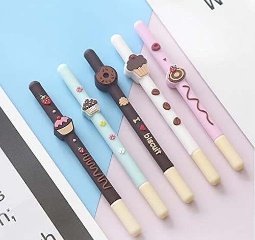 Bolígrafo Gel Cute Biscuit 5 pcs Tinta Negra 0.5mm miniatura 3