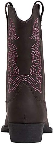 Deer Stags Kids' Ranch Cowboy Boot / Dark Brown/Pink / sz 11 Little Kid / Medium | Image 5