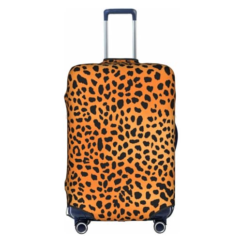 Housse de valise léopard blanc XL pour protéger et repérer son bagage facilement