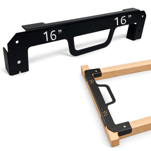 16 Inch Stud Spacer Framing Tool, Heavy Duty Steel Framing Jig for Fast & Accurate Wall Stud Layout, Stud Marking Tool, Framing Tools for Contractors