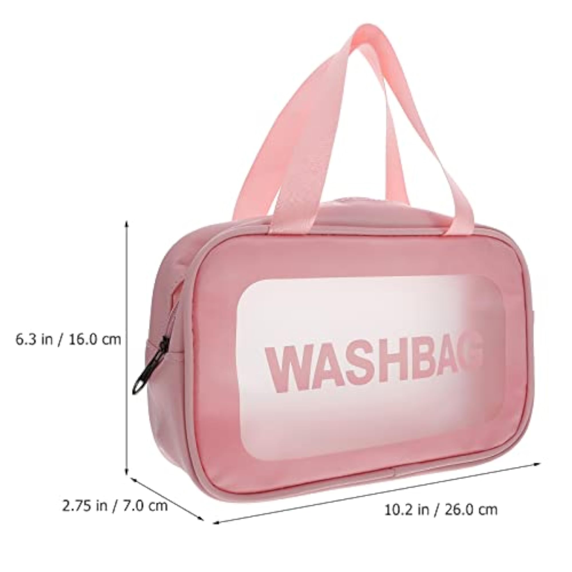 Handheld Storage Bag Portable Clear Makeup Bag, Travel Organizer