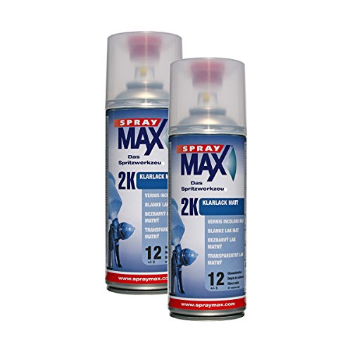 Kwasny 2X 680 065 SPRAYMAX 2K Klarlack transparent matt Versiegelung 400ml