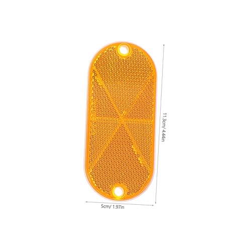 Reflectores ovalados para carros y trailers pack 10 miniatura 2