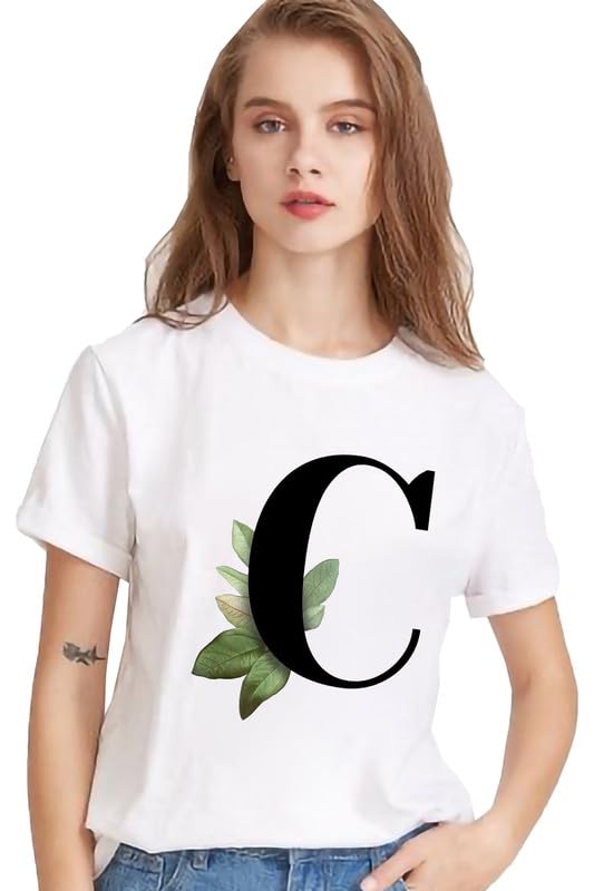 VLAM Regular Fit Graphic Print A B C D E F G H I J K L M N O P Q R S T U V W X Y Z A to Z AlphabetTshirt for Men and Women