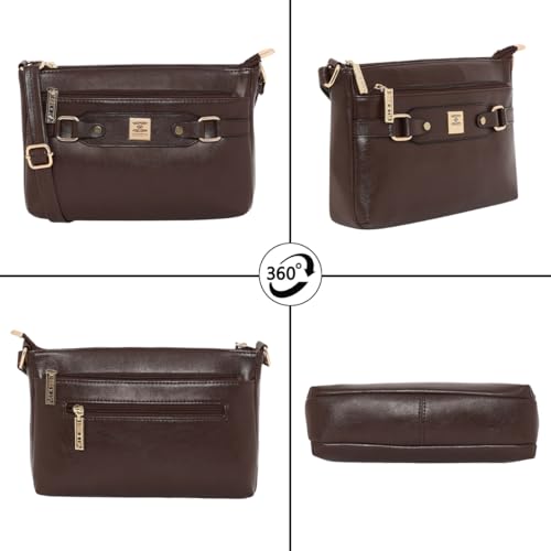 Image of ESBEDA Classic Structured Buckle Sling For Women | Ladies Purse | Slings For Casual Carry | Stylish Sling Bag | Gift Bag For Women