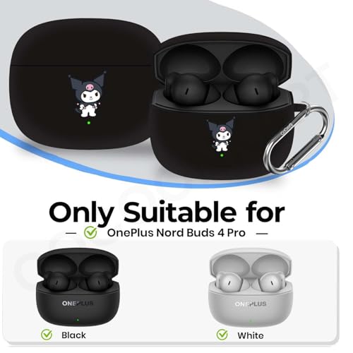 Image of Soft Silicone Case Cover for OnePlus Nord Buds 4 Pro (Kitty Cat)