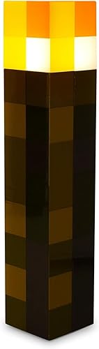 Miniatura 1 de Minecraft - Antorcha de piedra marrón enchufable con sensor automático de atardecer a amanecer, luz LED de estado de ánimo para dormitorio de niños,