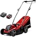 Einhell Akku-Rasenmäher GE-cm 18/33 Li Kit Power X-Change (18 V, 33 cm Schnittbreite, bis 200 m², Brushless, 30L Fangkorb, 25-65 mm Schnitthöhe, inkl. 4,0 Ah Akku + Ladegerät)