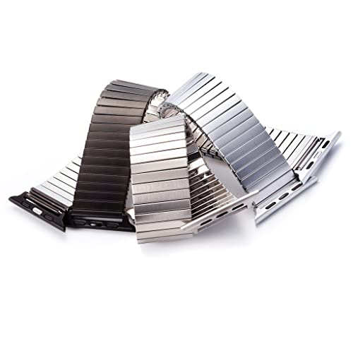 Speidel Twist-O-Flex Expansion Band In Ip Black Compatible For Use With The 38/40/41 Apple Watch Series 1, 2, 3, 4,5, 6 And 7 In Size 12 #TOP5