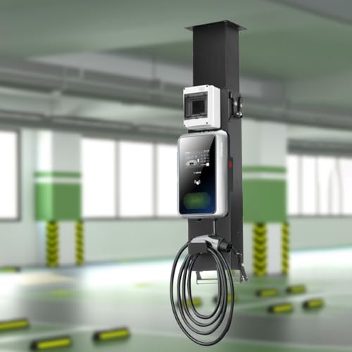 Support de recharge EV télescopique avec crochet en J pour suspendre le câble