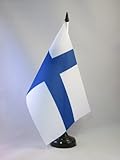 finnland haus am see mit boot Anwendung: Innenarchitektur AZ FLAG TISCHFLAGGE FINNLAND 21x14cm - FINNISCHE TISCHFAHNE 14 x 21 cm - flaggen