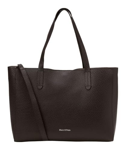 Sac shopper Marc O'Polo marron en cuir souple de qualité supérieure
