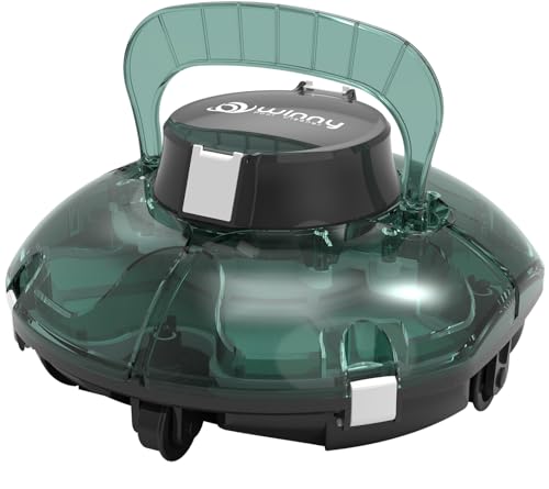 Cordless Robotic Pool Cleaner,Powerful Suction & Dual-Layer Filtration Automatic Vacuum for...