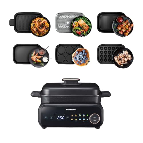 Panasonic NF-GM600 Multi-Cooker Elettrico 6-in-1, Griglia...